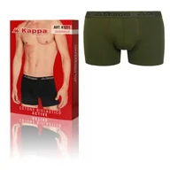 Majtki męskie - KAPPA Bokserki Męskie 1 sztuka KHAKI XXL - miniaturka - grafika 1