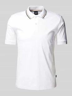 Koszulka polo z nadrukiem z logo model ‘Penrose’ - Koszulki męskie - miniaturka - grafika 1