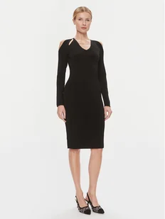 KARL LAGERFELD Sukienka koktajlowa 240W1331 Czarny Regular Fit - Sukienki - miniaturka - grafika 1