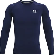 Koszulki męskie - Under Armour Under Armour Heatgear Armour Long Sleeve 1361524-410 Granatowe M - miniaturka - grafika 1
