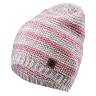 Damska Czapka zimowa HI-TEC LADY OXANA M000177755 – Biały - Czapki damskie - miniaturka - grafika 1