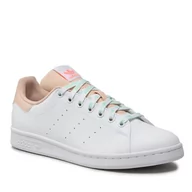 Buty sportowe damskie - Adidas Buty Stan Smith GW0571 Ftwwht/Halblu/Acired - miniaturka - grafika 1