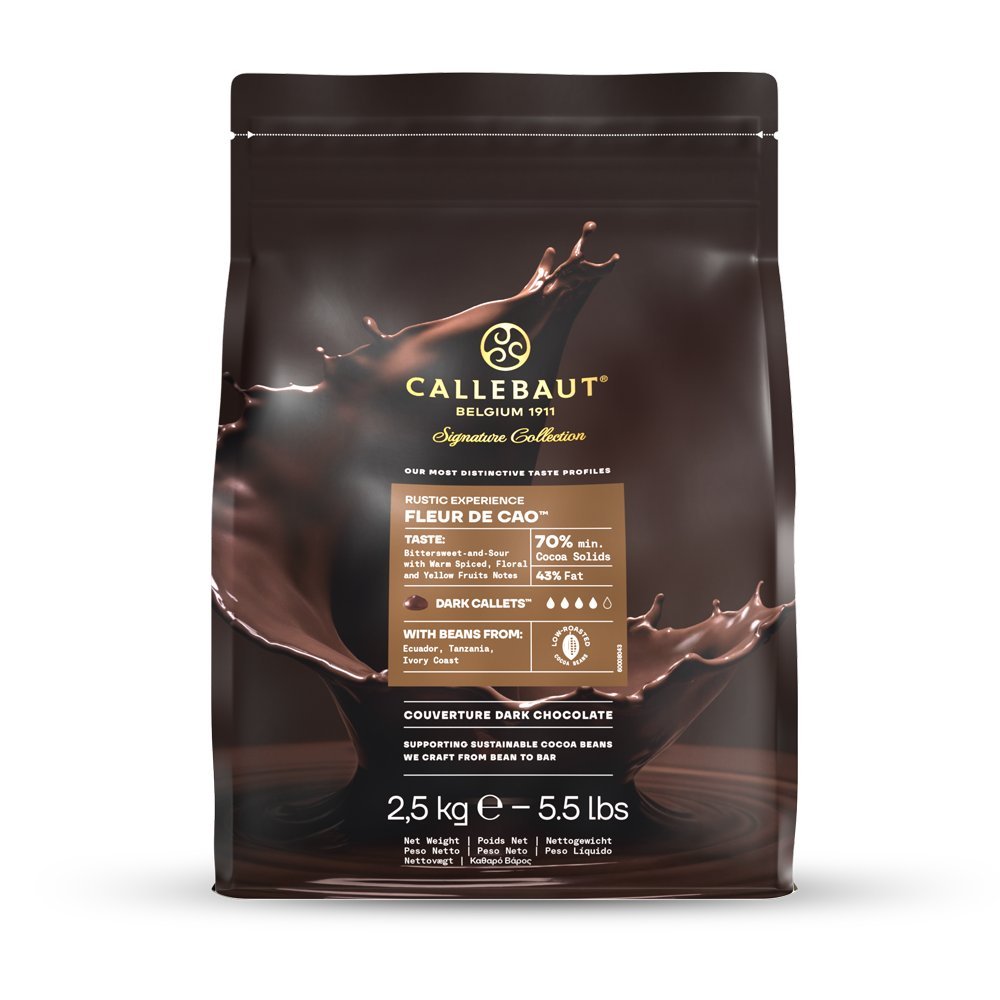Callebaut czekolada ciemna FLEUR DE CA 70% 2,5kg