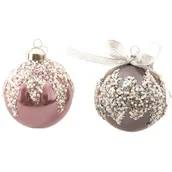 Bombki - Bombka szklana cekiny 10 cm mix - miniaturka - grafika 1