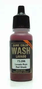 Vallejo Farba akrylowa Wash - Red Wash nr 73206 / 17ml 73206 - Akcesoria i części modelarskie - miniaturka - grafika 1