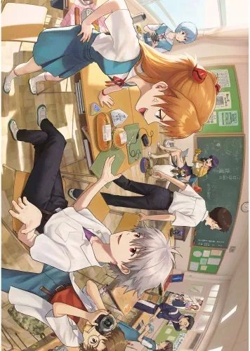 Plakat Anime Neon Genesis Evangelion NGE_236 A2 Custom