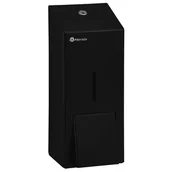 Dozowniki papieru i mydła dla firm - Dozownik do mydła w pianie na jednorazowe wkłady Merida STELLA MAXi 700 ml, czarna stal - miniaturka - grafika 1