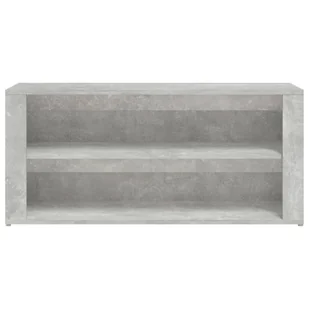 Półka na buty, betonowa szarość, 100x35x45 cm - Szafki na buty - miniaturka - grafika 6
