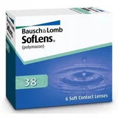 Soczewki kontaktowe - Bausch & Lomb SofLens 38 6 szt. Soczewki miesięczne (-7.00 dpt & BC 8.7) - miniaturka - grafika 1