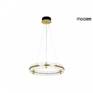 Lampy sufitowe - MOOSEE lampa wisząca SATURNUS 70 złota - LED, kryształ, stal szczotkowana kod: MSE010100167 - miniaturka - grafika 1