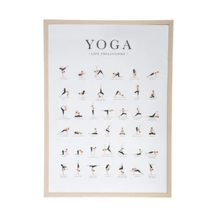 Plakat w ramie YOGA, 52 x 72 cm - Plakaty - miniaturka - grafika 1
