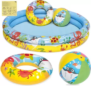 Bestway brodziki zestaw Clownfish 122 x 20 cm 51124 - Baseny ogrodowe - miniaturka - grafika 2