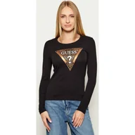 Bluzki damskie - GUESS Bluzka LEO Slim Fit - miniaturka - grafika 1