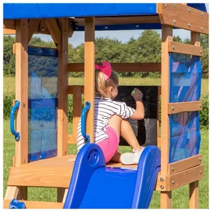 Drewniany Plac Zabaw Aurora Domek Zjeżdżalnia Backyard Discovery Lumarko! - Place zabaw - miniaturka - grafika 4