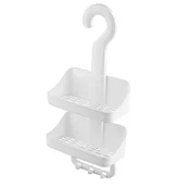 Półki łazienkowe - No Półka łazienkowa prysznicowa biała 030700572 - miniaturka - grafika 1