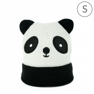 Czapka Dziecięca Sweet Panda czarny, biały cz21390 - Czapki dla dzieci - miniaturka - grafika 1