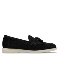 Mokasyny damskie - Mokasyny Clarks Narini Edge 26181450 Czarny - miniaturka - grafika 1