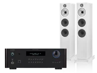 Zestawy stereo - Rotel RA-1592 MkII (czarny) + 603 S3 (biały) - miniaturka - grafika 1