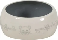 Akcesoria dla gryzoni - ZOLUX Miska ceramiczna dla gryzonia zapobiegająca wydostawaniu się karmy lub wody - beżowy/szary - miniaturka - grafika 1
