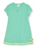 Sukienki - loud + proud Dziewczęca sukienka waflowa Knit Organic Cotton sukienka, zielony (miętowy mint), 74/80 cm - miniaturka - grafika 1