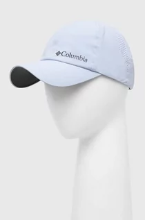 Czapki męskie - Columbia czapka z daszkiem kolor niebieski z nadrukiem - grafika 1