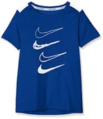 Koszulki i topy damskie - Nike Unisex dzieci B Nk Dry Top Gfx T-shirt Indigo Force/White/White L - miniaturka - grafika 1