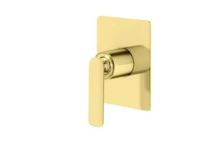 Kohlman Experience Gold Bateria prysznicowa podtynkowa złota QW220EGD - Baterie podtynkowe - miniaturka - grafika 1
