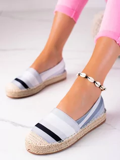 Espadryle damskie - ESPADRYLE W PASKI - grafika 1