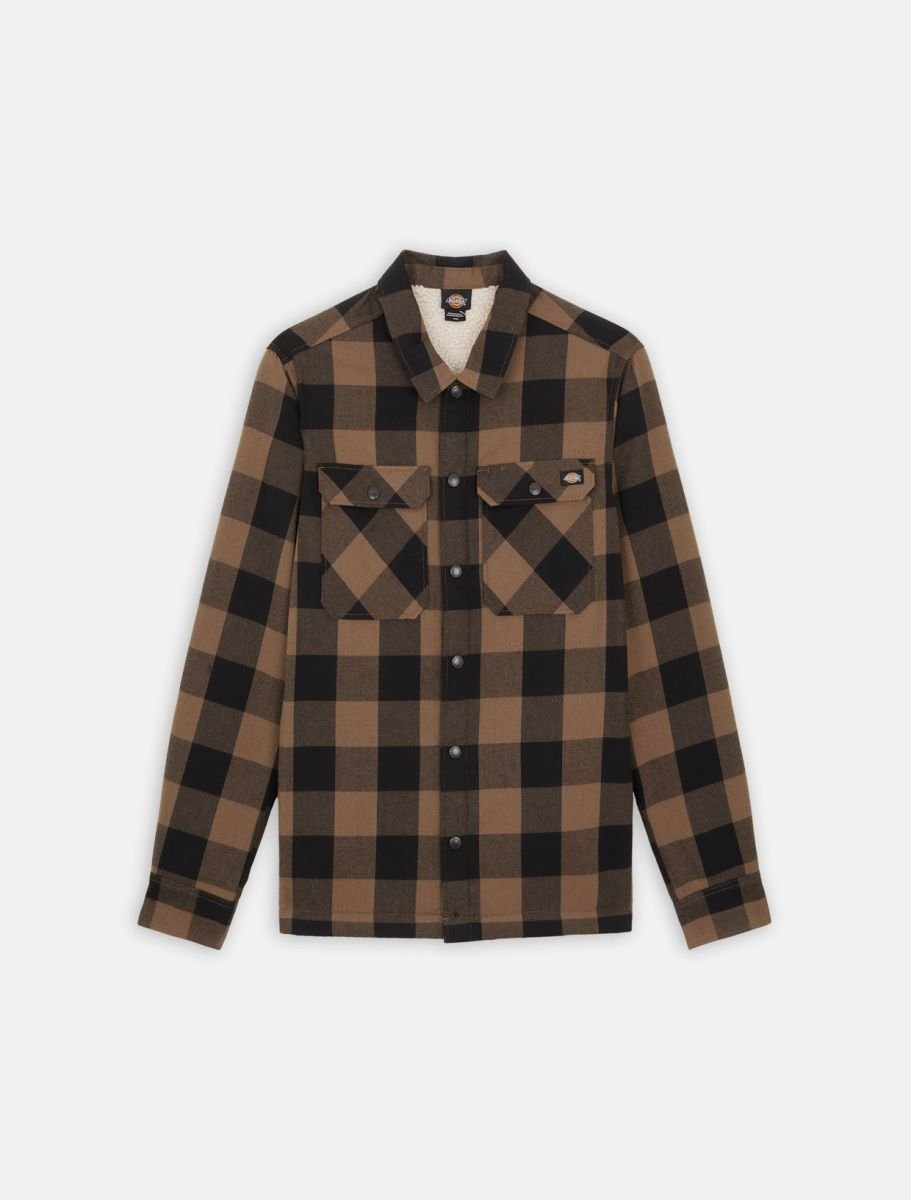 camicie uomo dickies lined sacramento dk0a4xgr mr11 mushroom