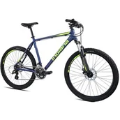 Rowery - Rower górski MTB INDIANA X-Pulser 2.6 M21 26 cali męski Niebiesko-żółty - miniaturka - grafika 1