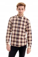 Koszule męskie - WRANGLER LS 1PKT SHIRT MOTH WHITE W57602LUM S - miniaturka - grafika 1