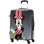 Walizki - Walizka AMERICAN TOURISTER Disney Minnie Mouse 65 cm Czarno-biały | Bezpłatny transport - miniaturka - grafika 1