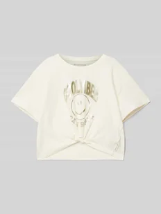 T-shirt o kroju comfort fit z czystej bawełny - Koszulki dla dziewczynek - miniaturka - grafika 1