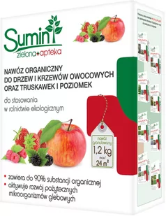 Nawóz Organiczny Granulowany Do Drzew i Krzewów Owocowych oraz Truskawek i Poziomek 1,2 kg - Nawozy ogrodnicze - miniaturka - grafika 1