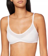 Biustonosze - Sloggi biustonosz miękki biały rozmiar XS - miniaturka - grafika 1