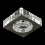 Oprawy, klosze i abażury - Luxera Downlight 71009 matowy chrom 1xGU10/50W - miniaturka - grafika 1