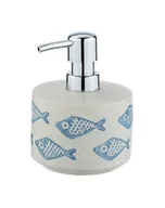 Mydelniczki i dozowniki mydła - Dozownik do Mydła Ceramiczny Fish - miniaturka - grafika 1