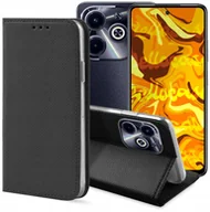 Etui i futerały do telefonów - ETUI Z KLAPKĄ DO INFINIX HOT 40I CZARNE ZAMYKANE MAGNETYCZNE KABURA CASE - miniaturka - grafika 1