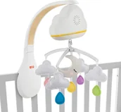 Karuzele dla niemowląt - Fisher Price Karuzela Nad Łóżeczko Chmurki Pomaga Zasnąć Uspypia Pozytywka - miniaturka - grafika 1