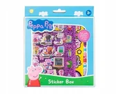 Zabawki kreatywne - Zestaw 200 naklejek Świnka Peppa naklejki piankowe błyszczące 8 arkuszy - miniaturka - grafika 1