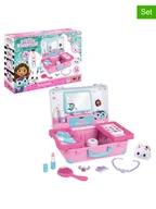 Zabawy w naśladowanie dorosłych - Smoby Kuferek kosmetyczny "Gaby's Dollhouse" w kolorze jasnoróżowym - 3+ - miniaturka - grafika 1