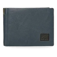 Portfele - Pepe Jeans Marshal Portfel Poziomy z portmonetką Niebieski 11,5x8x1 cms Skóra, niebieski, Talla única, Portfel poziomy z portmonetką - miniaturka - grafika 1