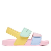 Buty dla dziewczynek - Sandały Tommy Hilfiger T1AF-34316-1172 S Kolorowy - miniaturka - grafika 1