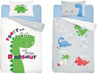 Pościel dla dzieci - Detexpol Pościel 100x135 do łóżeczka Dinozaur Dino - miniaturka - grafika 1