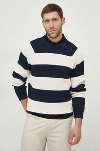 Pepe Jeans sweter bawełniany kolor granatowy - Swetry męskie - miniaturka - grafika 1