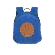 Plecaki szkolne i tornistry - Lassig Plecak mini sztruks Little Gang Smile blue - miniaturka - grafika 1
