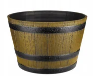 Donice - Doniczka zewnętrzna duża brązowa Verdenia 40 cm x 40 x 26 cm - miniaturka - grafika 1