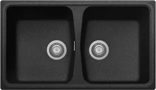 Zlew PLADOS VERONA 20 CZARNY METAL (black metalik 44) (SP079244) - Zlewozmywaki - miniaturka - grafika 1