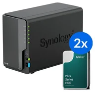 Serwery plików NAS i macierze dyskowe - Synology DS224+/2x HAT3310-8T 2x 8TB DS224+-16T-10-2 - miniaturka - grafika 1