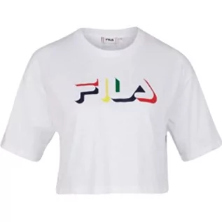 Koszulki i topy damskie - FILA Koszulka damska Boituva, Bright White, XL - grafika 1